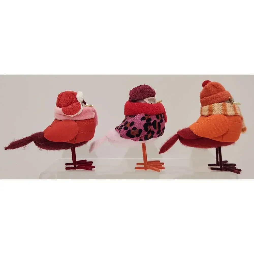 Target Wondershop 2023 Feathery Friends Christmas Fabric Birds